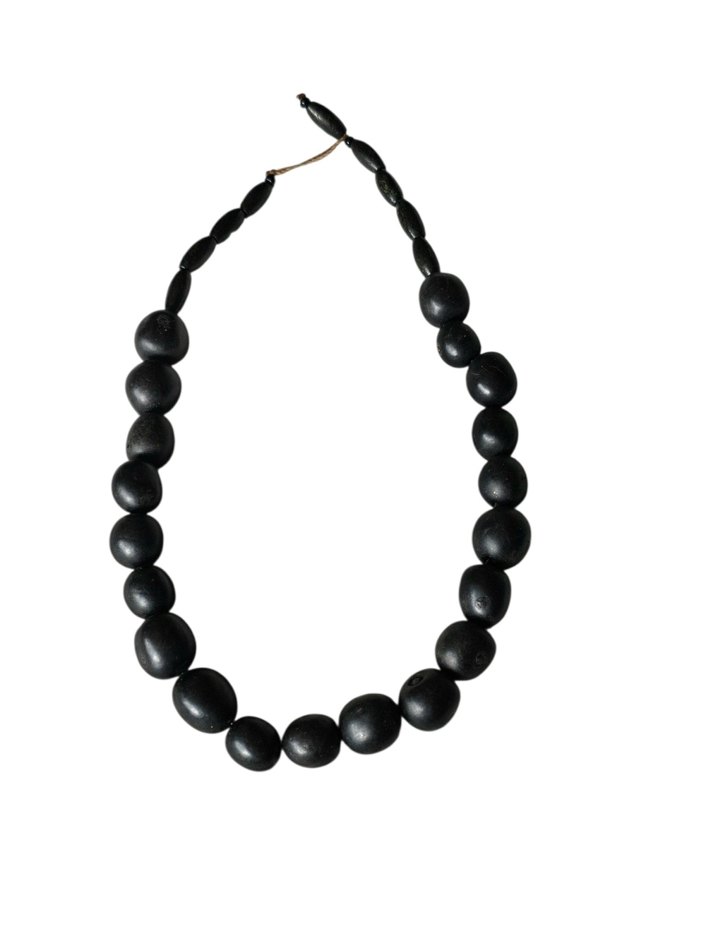Vintage Handcrafted Parapara Black Seeds Necklace - Women Jewelry
